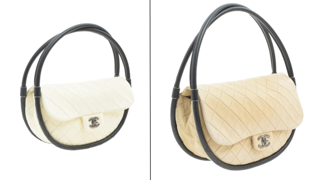Bolsa Icônica Chanel - Hula Hoop em 2 tamanhos diferentes, disponíveis na TROC.